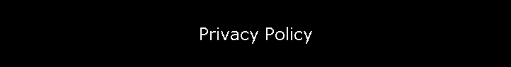 Privacy Policy